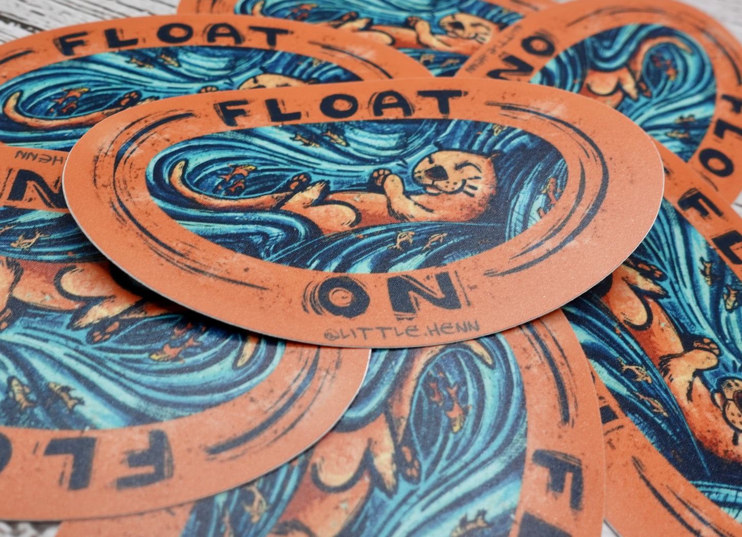 'Float On' Sticker