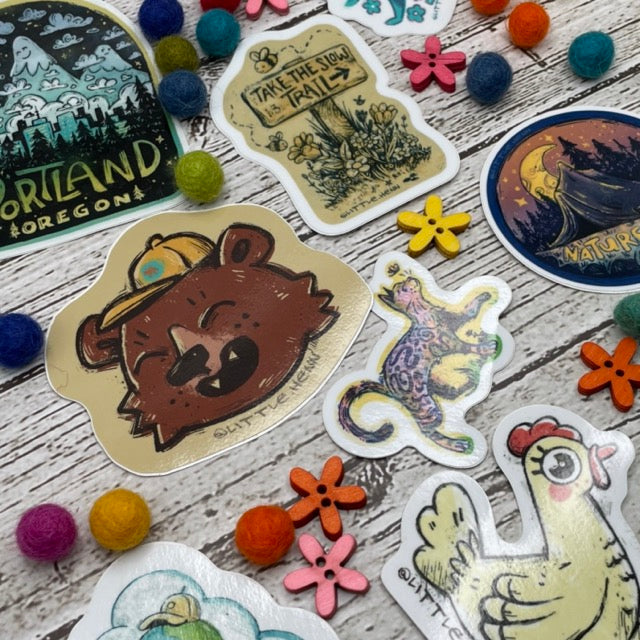 Take the Slow Trail Sticker