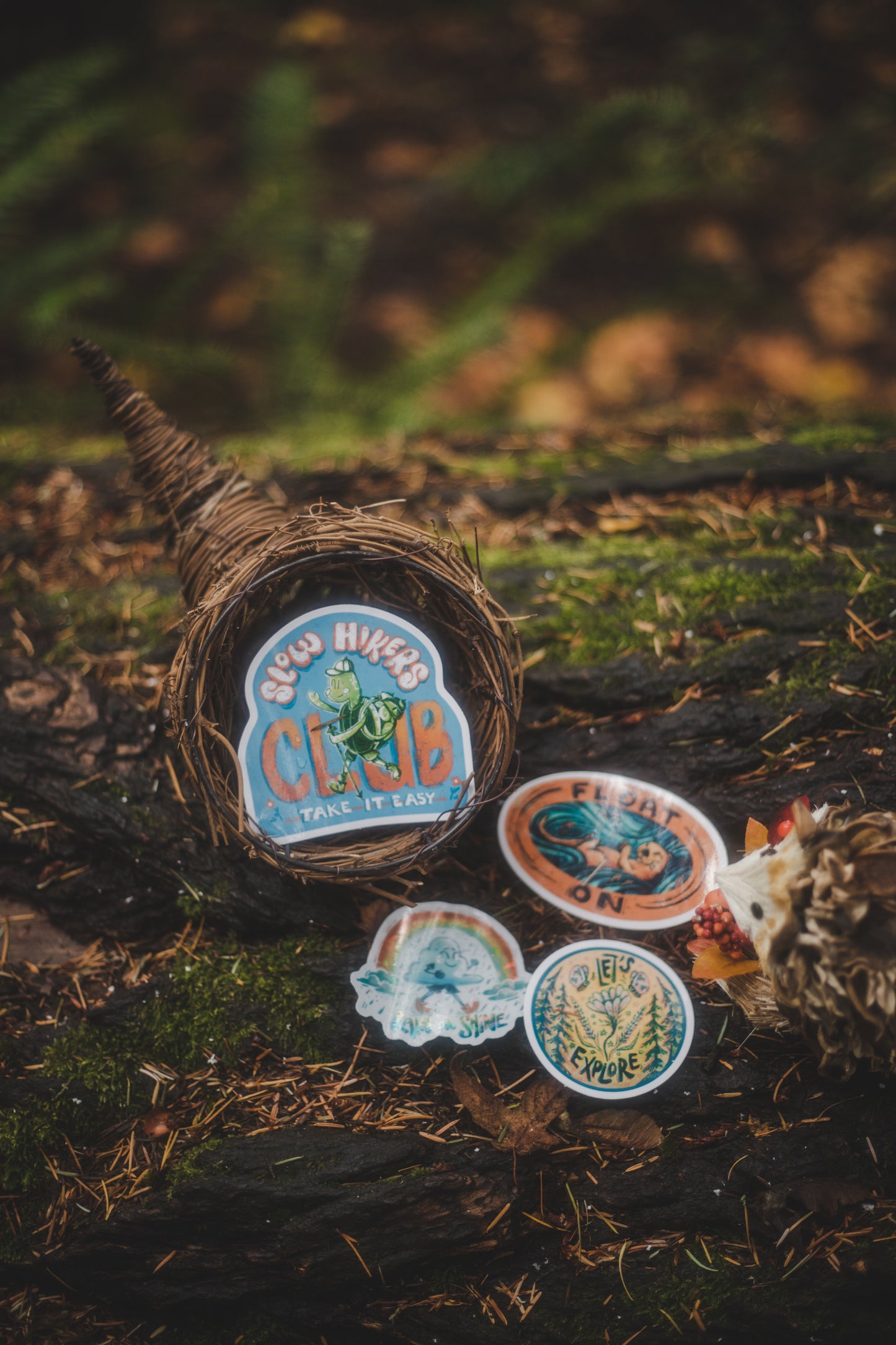 'Let's Explore!' Sticker