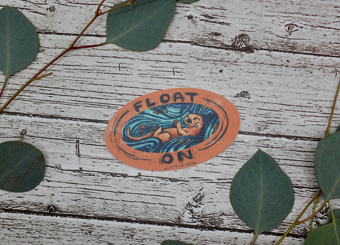 'Float On' Sticker