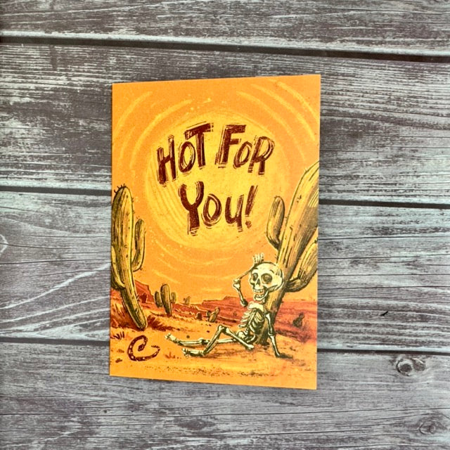 'Hot for You!' Greeting Card