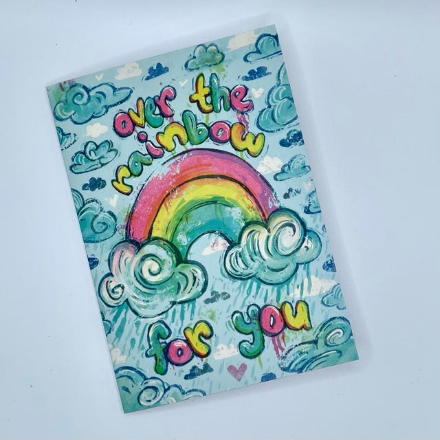 'Over the Rainbow for You' Greeting Card