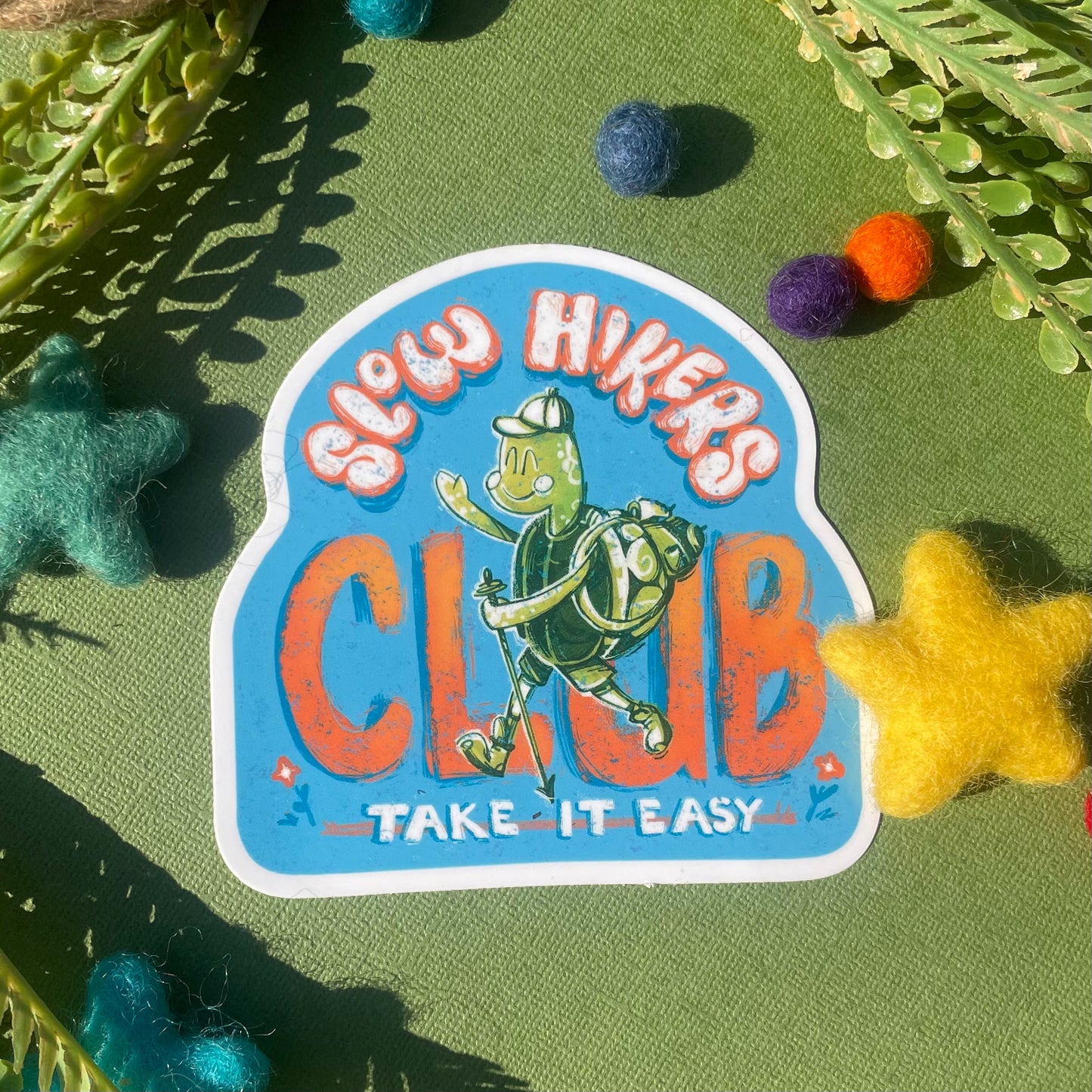 Slow Hikers Club Sticker