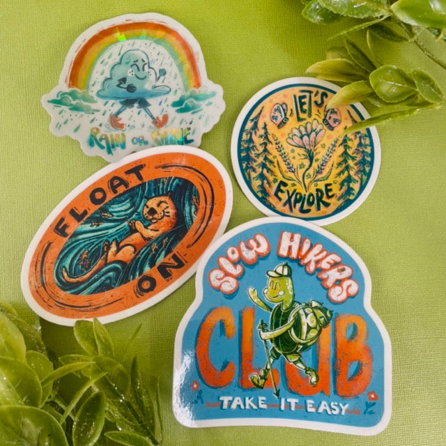 Nature Lover's Sticker Pack (4 Stickers)